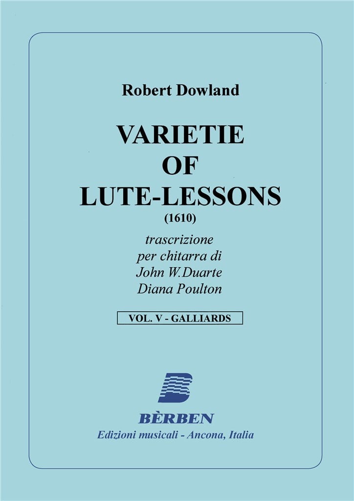 Varietie Of Lute Lessons Vol 5